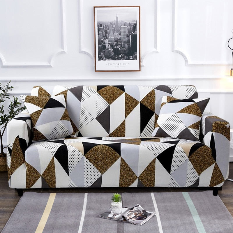 Modern non-slip colorful elastic sofa cover | Brehn
