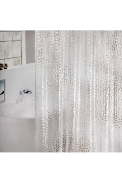 Transparent Dice Shower Curtain