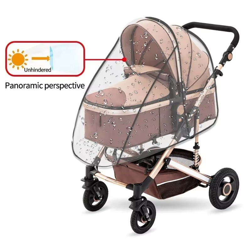 Skanto | Universal Waterproof Stroller Rain Cover for All-Weather Protection