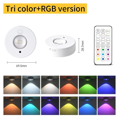 Skanto Skanto | LumiFlex LED Spotlight | Wireless & Rechargeable | RGB & Warm White | With Remote Control