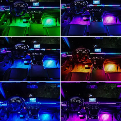 Skanto | Bluetooth RGB Symphony Car Ambient Light Kit