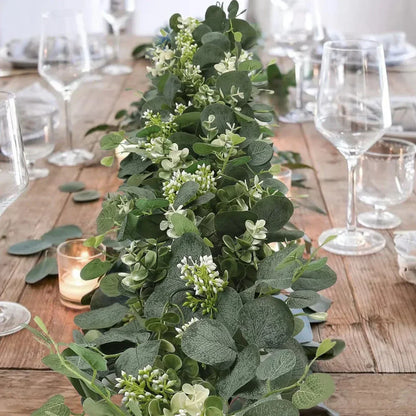 BowLift | Garland - EvaGreen - Artificial Eucalyptus - 2-Piece Set