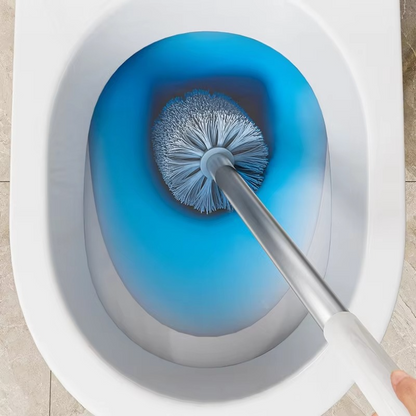 BowLift | Wall-Mounted Flexi-Handle Toilet Brush with Modern Holder
