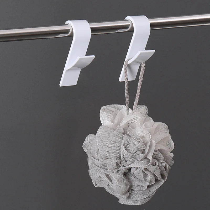 BowLift | HeatHook Radiator Hooks Set | 4-Pack | Space-Saving & Transparent | For Bath & Kitchen