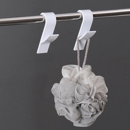 BowLift | HeatHook Radiator Hooks Set | 4-Pack | Space-Saving & Transparent | For Bath & Kitchen