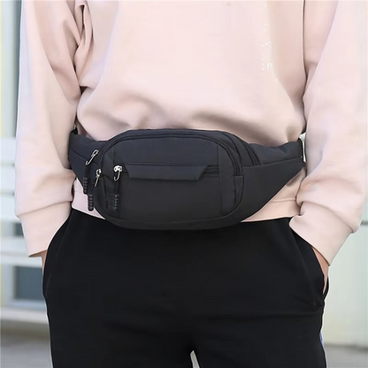 BowLift | Unisex Waterproof Canvas Waist and Crossbody Bag for Outdoor Sports