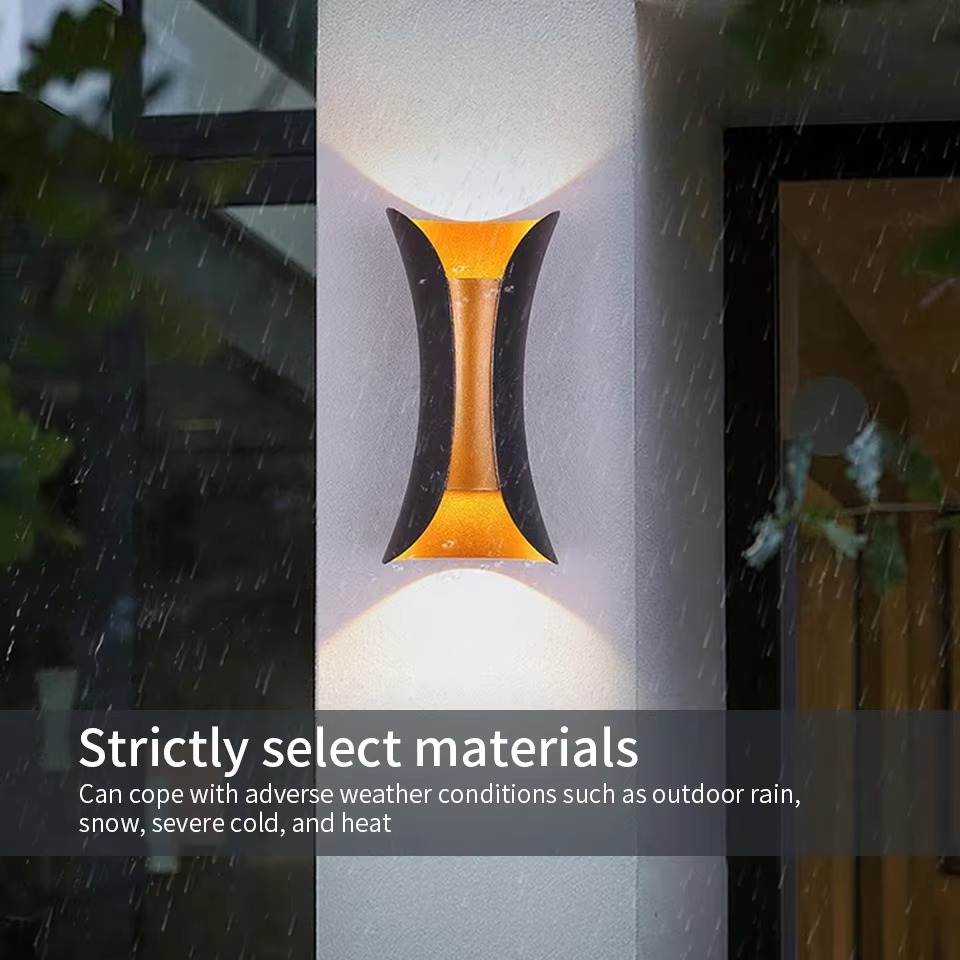 BowLift | Modern Dual-Tone LED Wall Lamp – Waterproof & Minimalist for Indoors & Outdoors