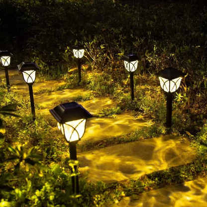 Skanto | 2-Pack Solar-Powered LED Garden Lights for Path and Landscape