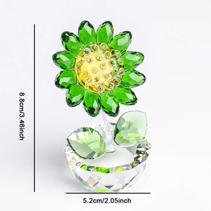 Crystal Glass Sunflower | Bowlift