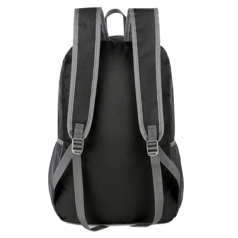 BowLift | TrekVita Foldable Backpack | Ultralight & Waterproof | 31×14×47 cm | Outdoor & Travel Backpack for Men & Women