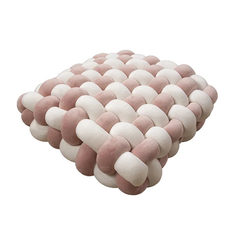 Chunky Woven Knot Cushion | Bowlift