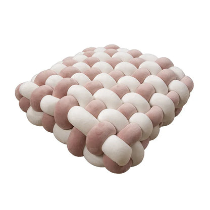 Chunky Woven Knot Cushion | Bowlift