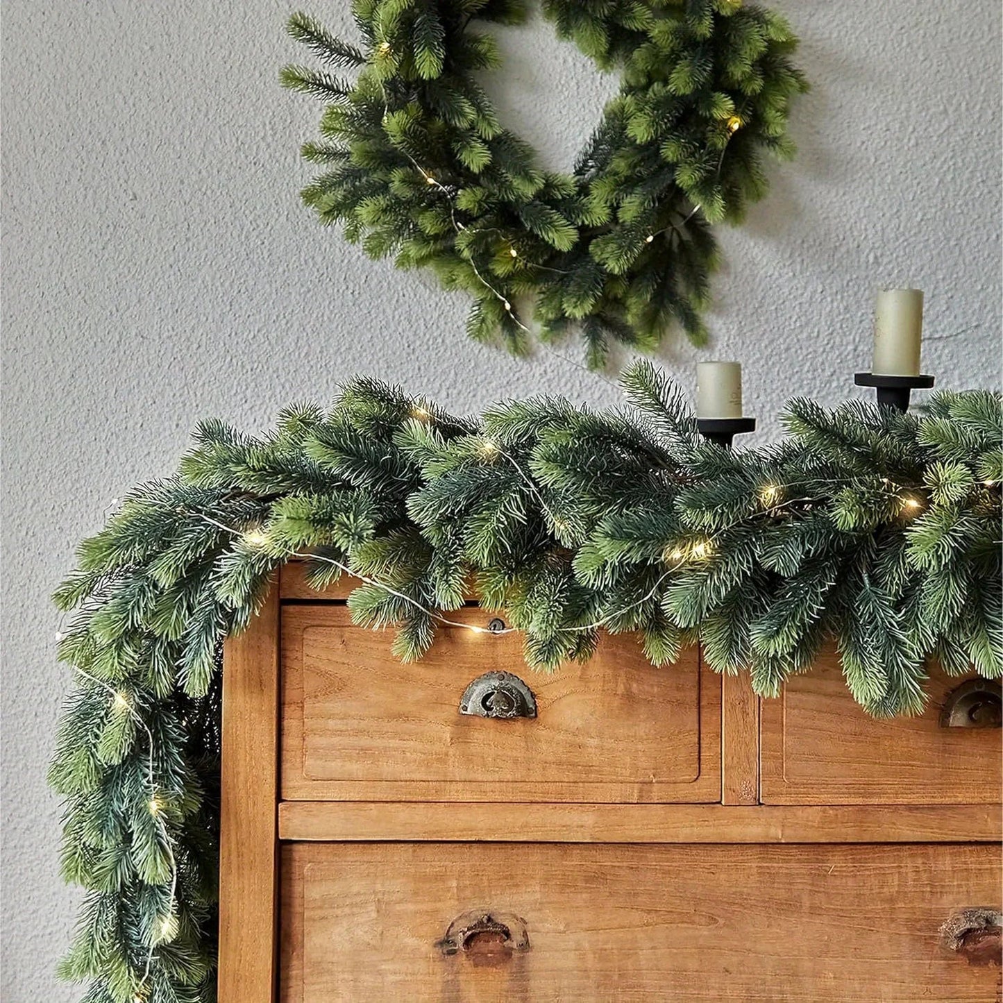 Skanto | LightLux | Artificial Pine Garland with LED Lighting
