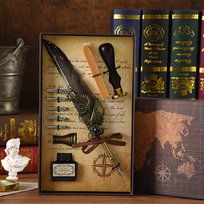 Skanto | Phoenix Feather Mechanical Calligraphy Pen Set