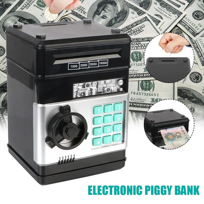 Skanto | Electronic Piggy Bank with Automatic Mini-Safe, Password Lock, and Coin Counter – The Ultimate Gift for Kids!