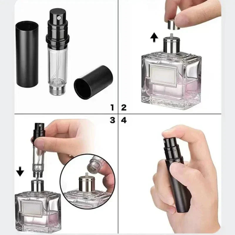 BowLift | AEROFILL Mini Perfume Sprayer | Refillable & Leakproof | Ideal for Travel | 5ml