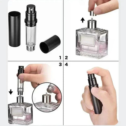 BowLift | AEROFILL Mini Perfume Sprayer | Refillable & Leakproof | Ideal for Travel | 5ml