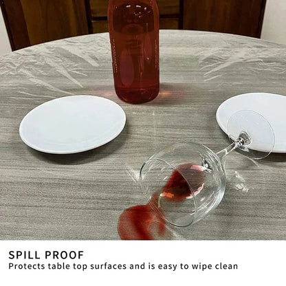 BowLift | Transparent PVC Waterproof Long Life Protective Table Cover