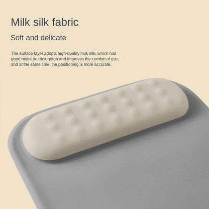 BowLift | Palmira Mouse Pad | Ergonomic & Stylish | Memory Foam Comfort | Non-Slip & Decorative