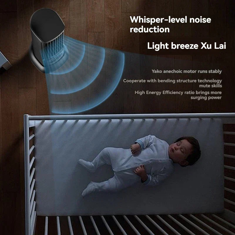 Towerless Ultra Cool Air Conditioning Desktop Fan | Brehn