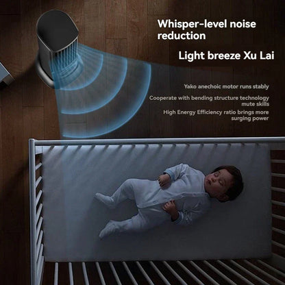 Towerless Ultra Cool Air Conditioning Desktop Fan | Brehn