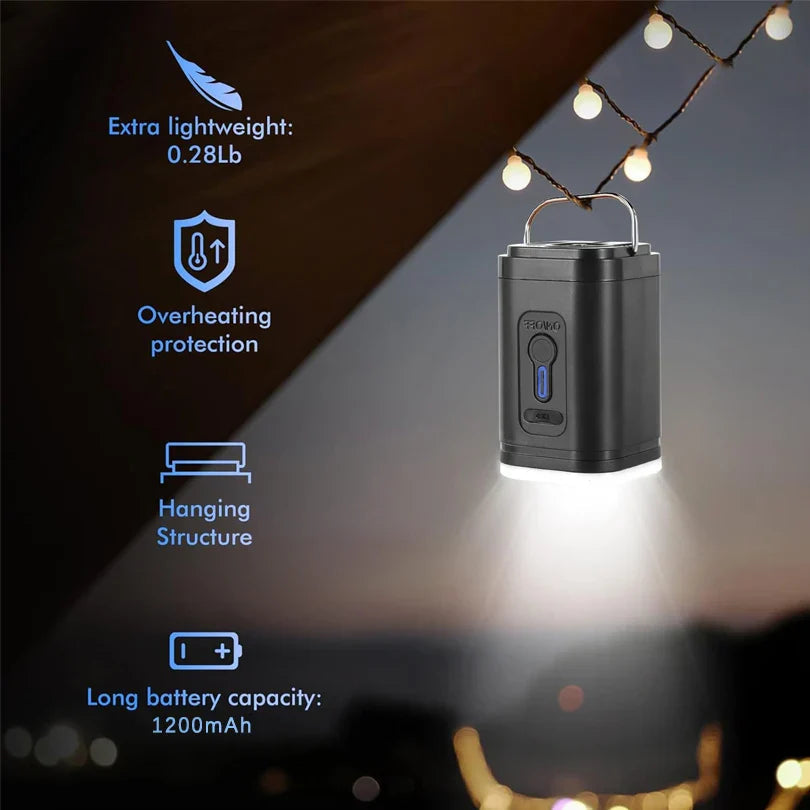 Mini Air Pump USB-C with 5 Nozzles – 200 L/min | Karnz