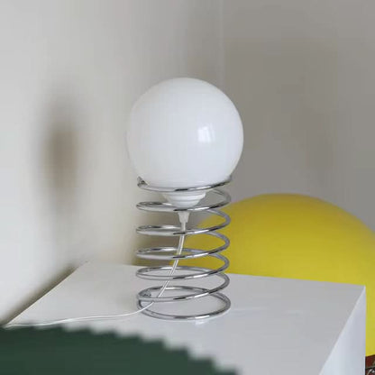BowLift | FrostOrb Bauhaus Table Lamp – Frosted Glass