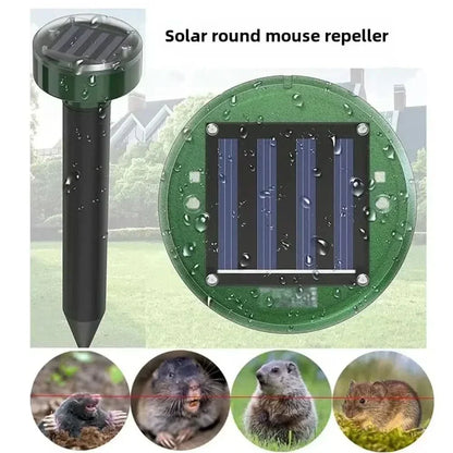 Skanto | ULTRAGUARD ULTRASONIC PEST REPELLER – Ultrasonic Pest Repeller with LED Light – Weather-Resistant and Battery-Powered for Garden and Outdoor Use