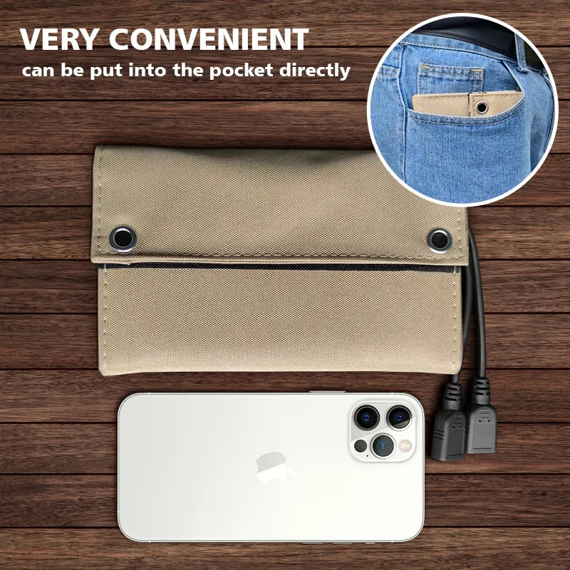 Skanto | Portable Solar Panel USB Power Bank