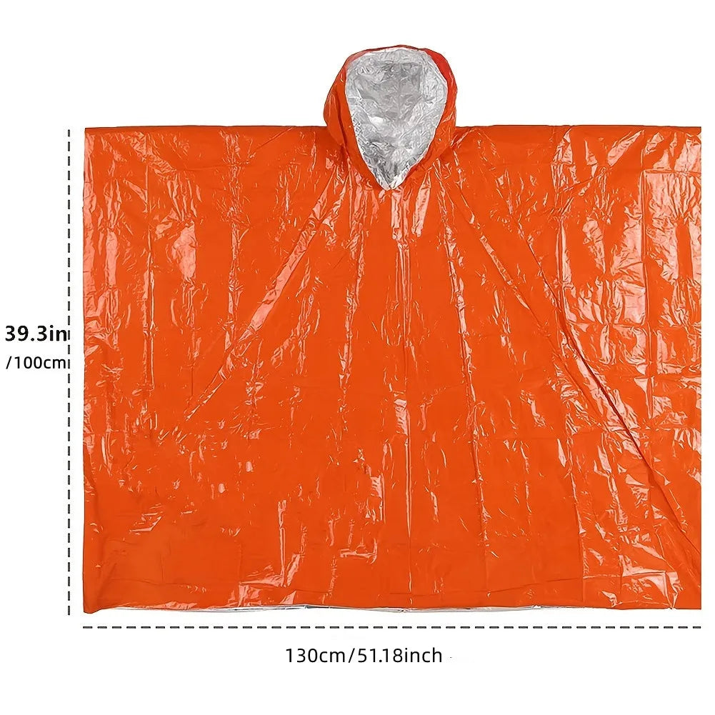 Skanto | Foldable Rain Poncho – Weather & Wind Protection