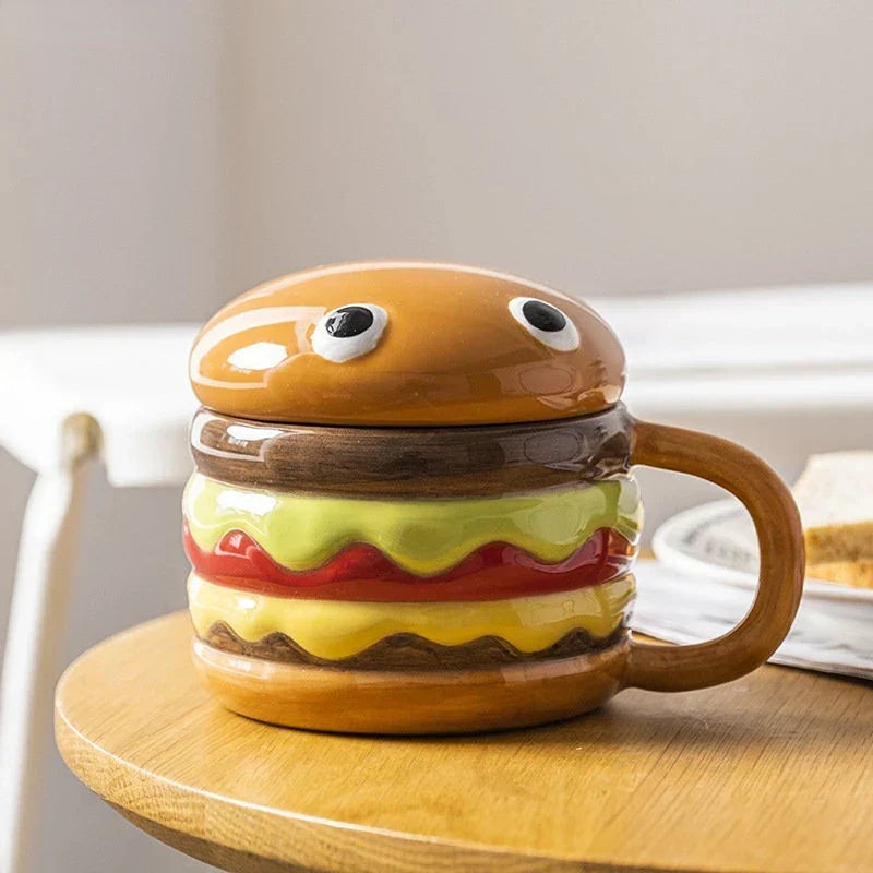 BowLift | Yummy Hamburger-Shaped Ceramic Hamburger Mug