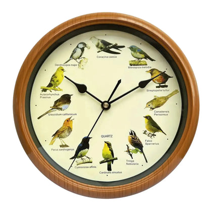 BirdSong Clock – 10-Inch Wall Clock for Stylish Interiors Skanto