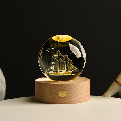Skanto | Glowing 3D Crystal Night Light – Unique Gifts for All Occasions