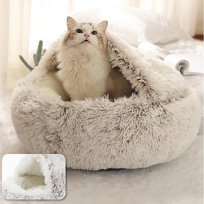 Calming Pet Cave Bed