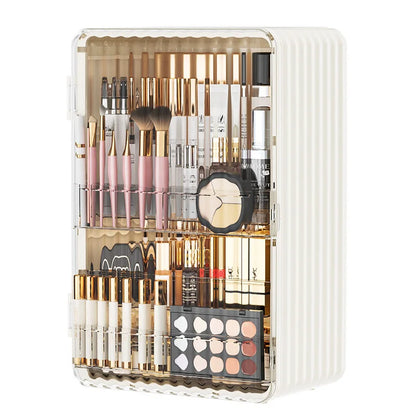 Skanto | Luxo Luxury Makeup Storage Box – Dustproof Cosmetic Organizer with Magnetic Door