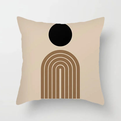 Modern Art Abstract Pattern Decorative Pillow Covers Creative Line Sofa Chair Cushion Cover Home Office Decor | Skanto