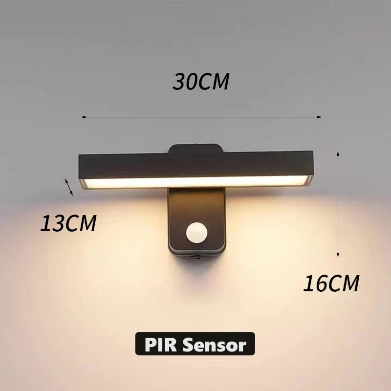 Skanto | Skanto VarioLux LED Outdoor Wall Light | Motion Sensor & IP65 | Rotatable | 30-50 cm