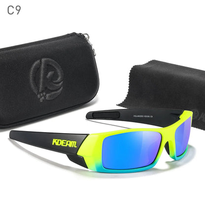 Photochromic sunglasses Black frame with case | Karnz