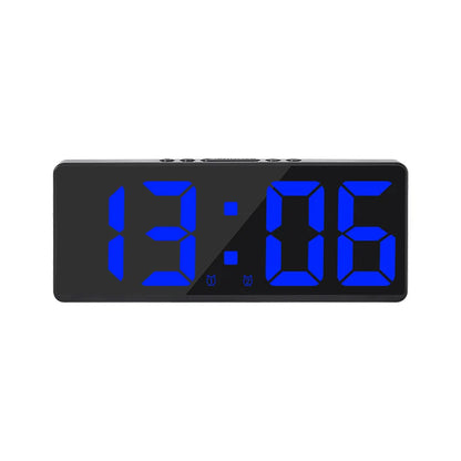 Sandsberg LED Alarm Clock with Voice Control | Silent Night Mode | Modern Design