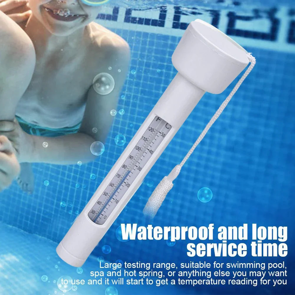 BowLift | THERMAVIA Pool thermometer | Floating water thermometer 0–50 °C | For pool, hot tub, spa & thermal bath | Waterproof & easy to read