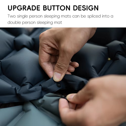 BowLift | Inflatable Camping Sleeping Pad with Built-in Pillow Self-Inflating Air Cushion for Hiking and Outdoor Travel