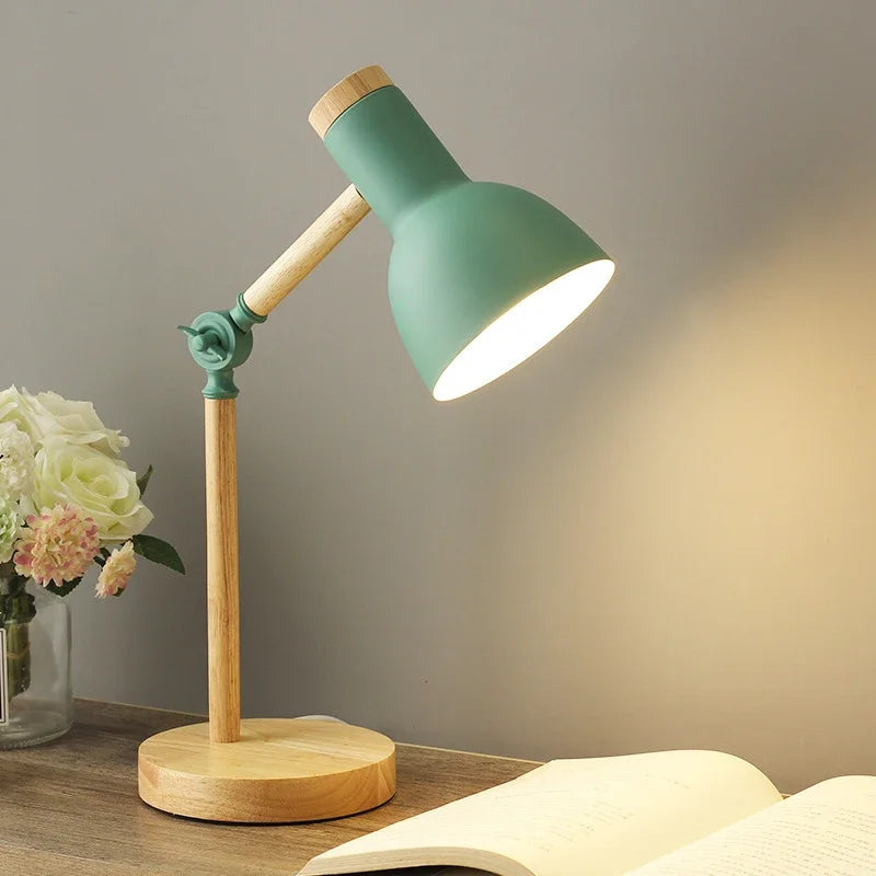 Sandsberg Colored Wooden Table Lamp