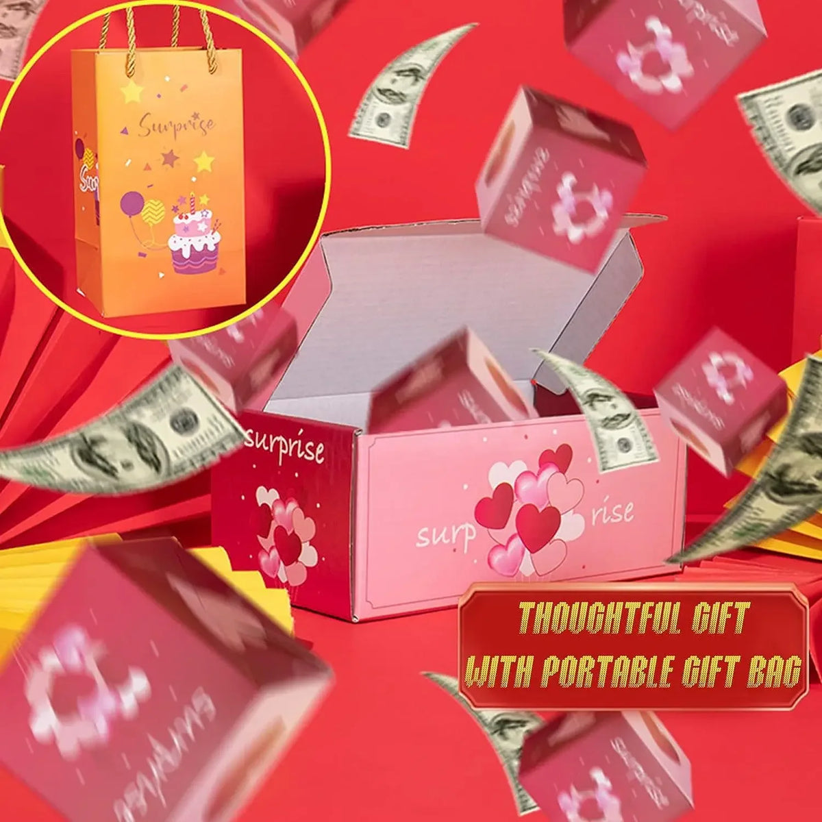 BowLift | Pop Out Money Gift Box