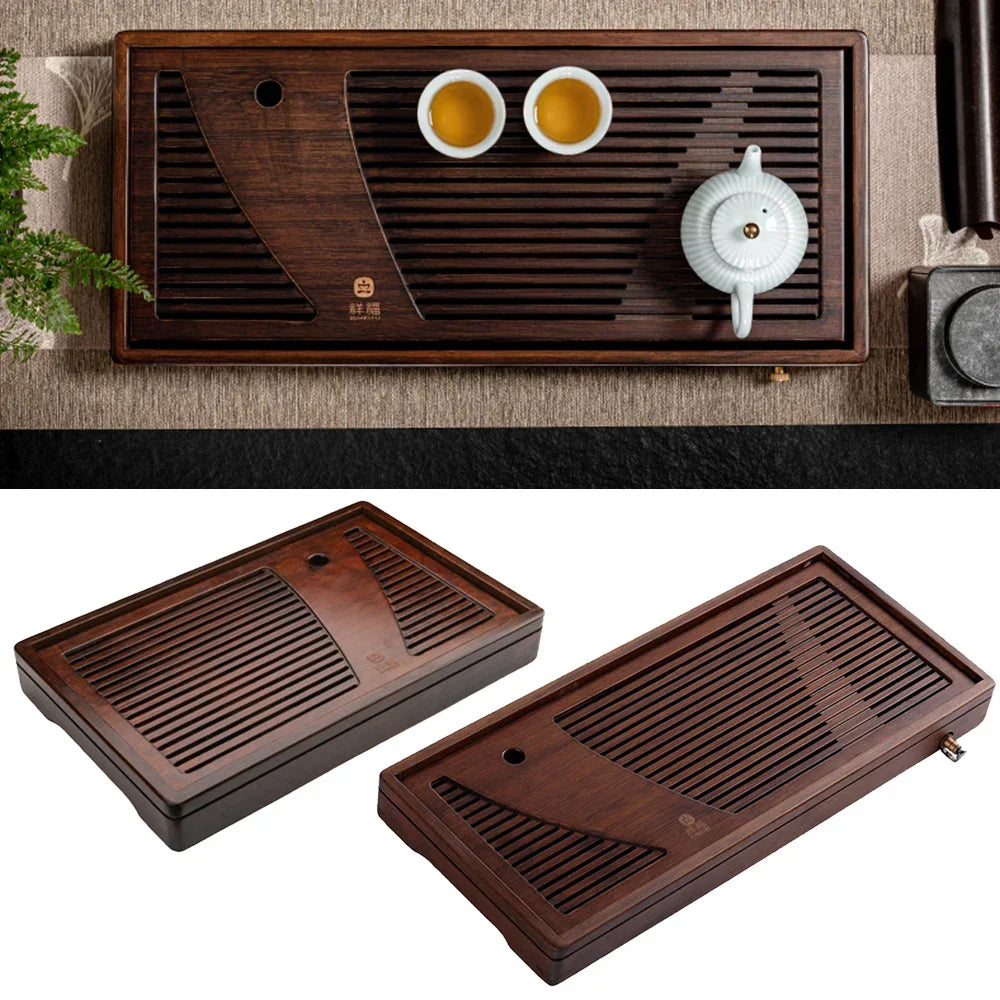 Skanto | Bamboo Solid Wood Tea Ceremony Tray
