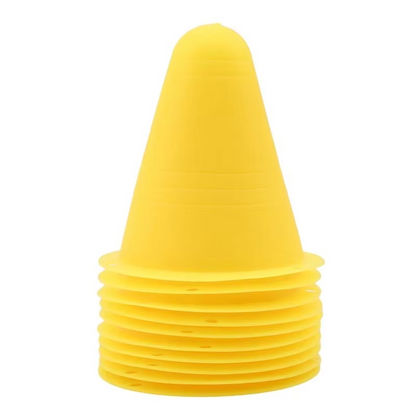 Skanto | 10-Pack Training Cones for Skating, Soccer, Football, and Sports Drills