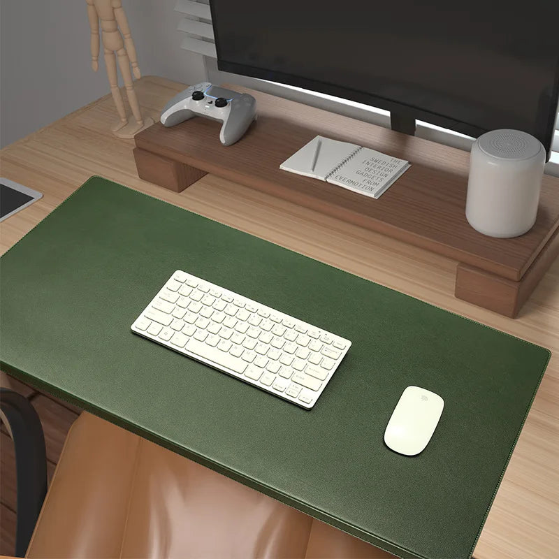 Leather Desk Mat with Non-Slip Surface, Wrist and Elbow Support – Ergonomic Desk Pad for Office and Gaming-5