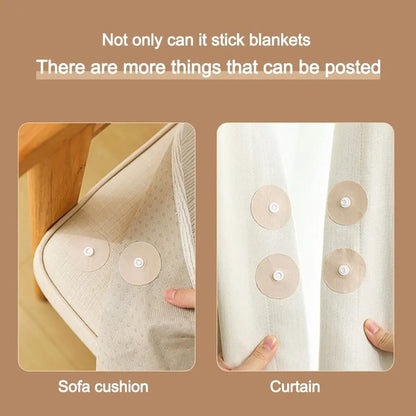 BowLift | Stay Put Anti-Slip Easy Duvet Cover Snap Clip Set