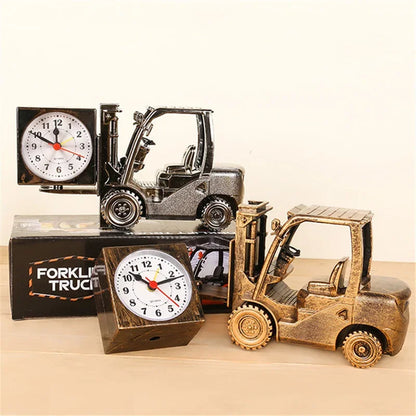 BowLift | Retro Forklift Unique Digital Clock