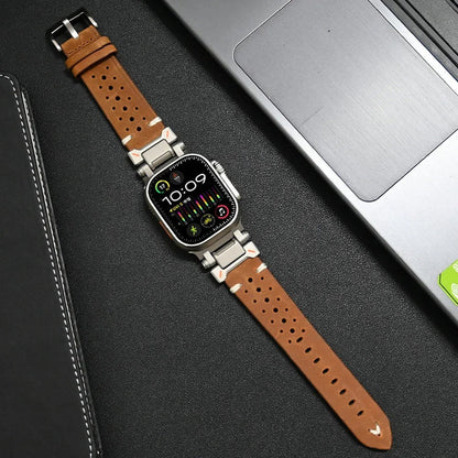 Skanto | Genuine Leather Apple Watch Band – Stylish and Durable Strap for Your Apple Watch