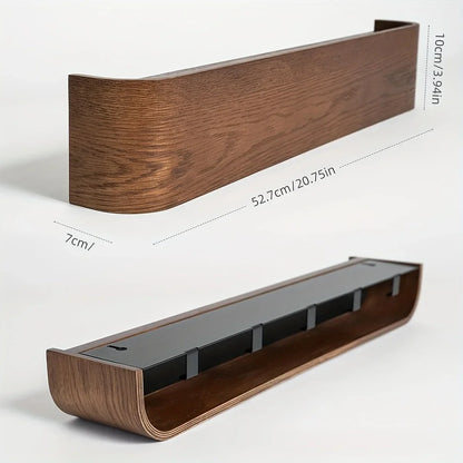 NordicHide Rack Wall Shelf with Shelf & Hidden Hooks Skanto